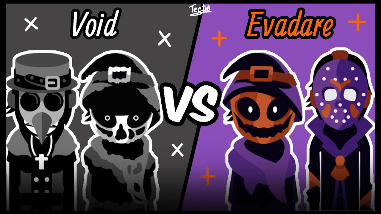 Void vs Evadare Incredibox Mods Comparison