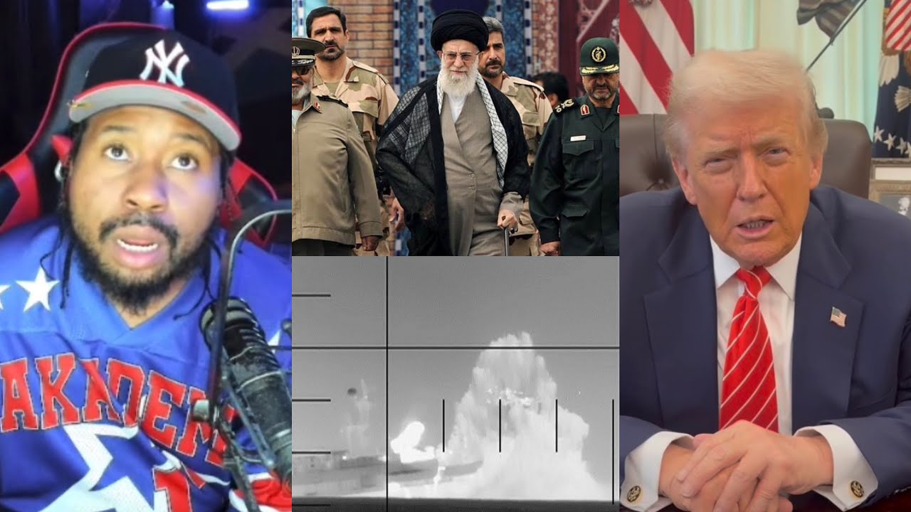 What's the Plan? Akademiks shares the latest news on 🇺🇸  & 🇮🇱  vs 🇮🇷 and Trump's latest speech