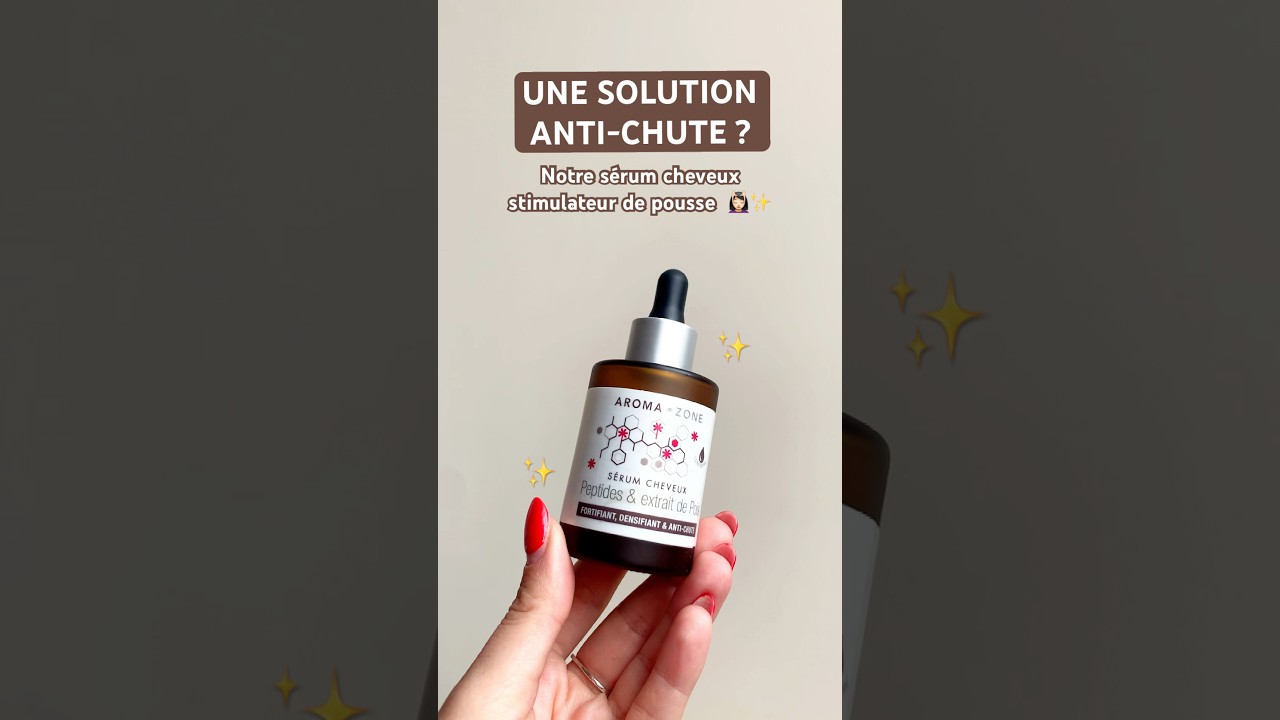 D&eacute;couvrez notre s&eacute;rum fortifiant et stimulateur de pousse 🌱 💆🏻&zwj;♀️ #aromazone #hair