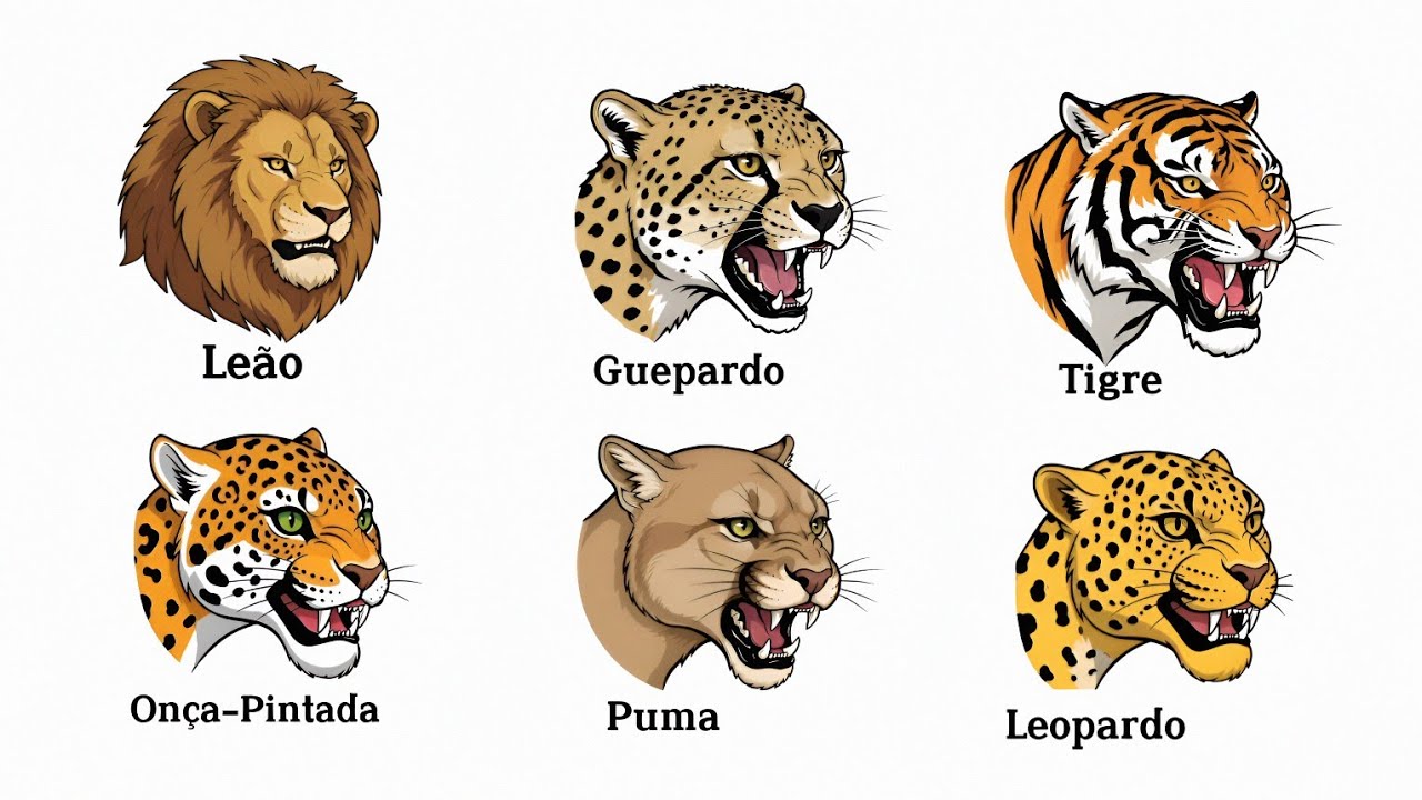 Os Principais Felinos Selvagens Explicados em 5 Minutos