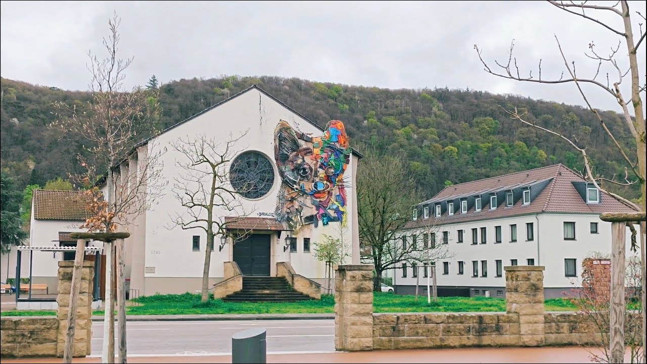 Heidelberg. Schloss Heidelberg. Fluss Neckar. Хайдельберг. Замок Хайдельберг. Река Неккар.