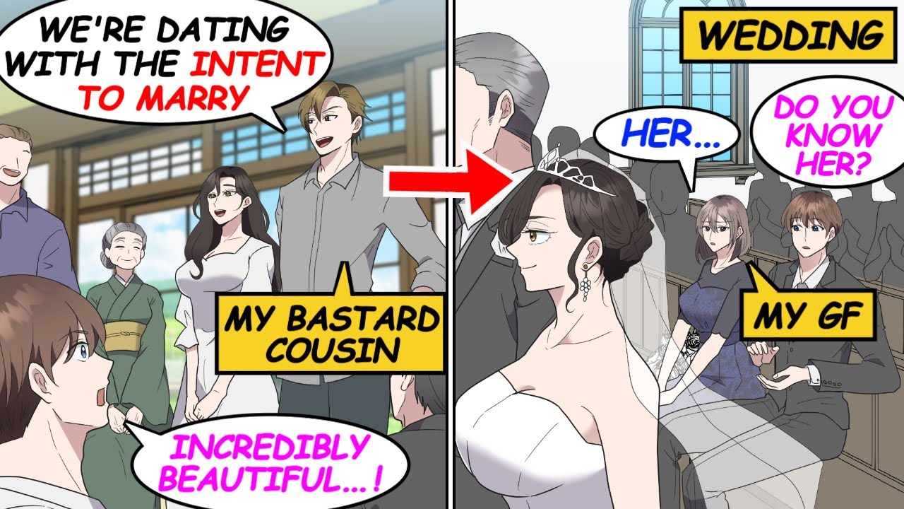 My bastard cousin brought an incredibly beautiful fiancée. But at the wedding my gf... [Manga]