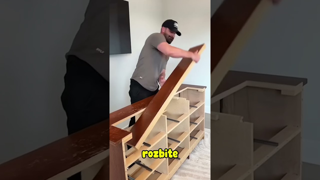 Rozbił szklany st&oacute;ł&hellip; a potem zrobił z niego coś niesamowitego! 🤯