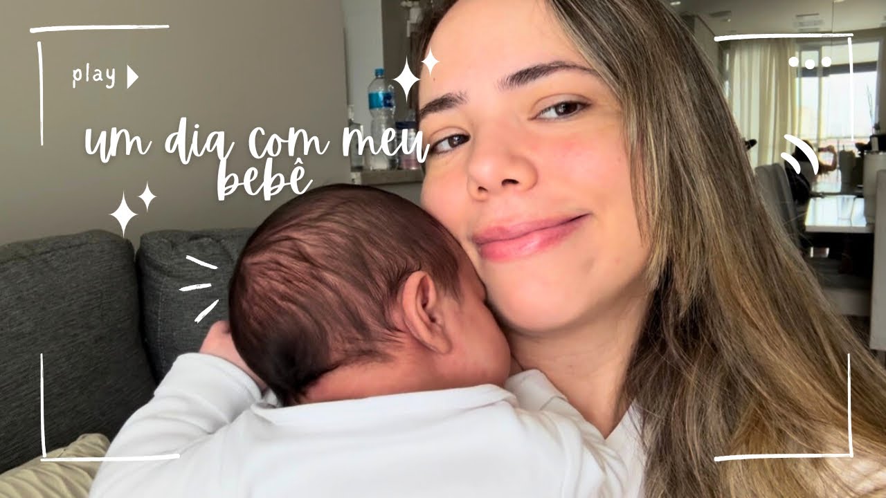 VLOG: FILMEI MEU DIA COM MEU BB DE 40 DIAS