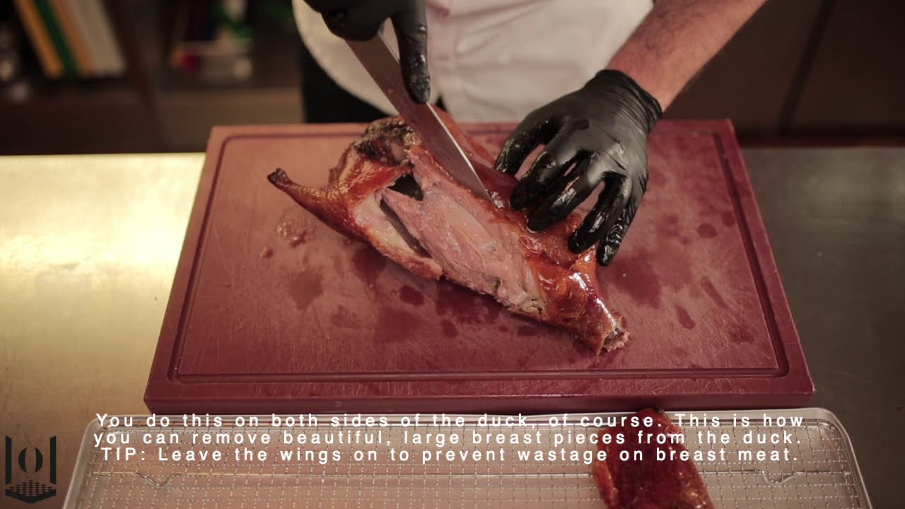 How to carve our Chinese roasted duck