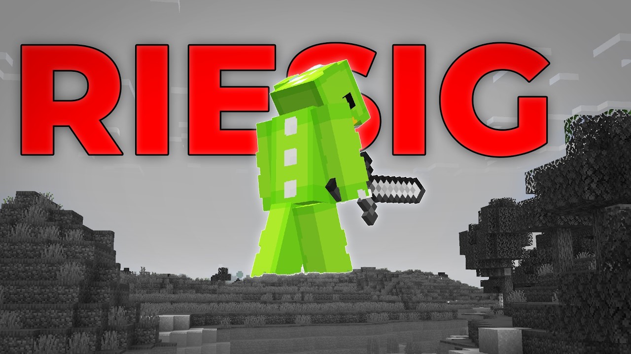 Ich werde immer GRÖßER in Minecraft..