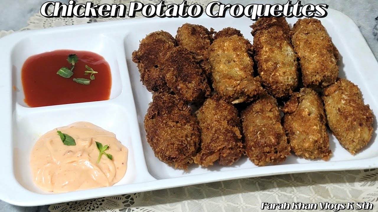 Chicken Potato Croquettes Mazedar Ramadan Special Recipe