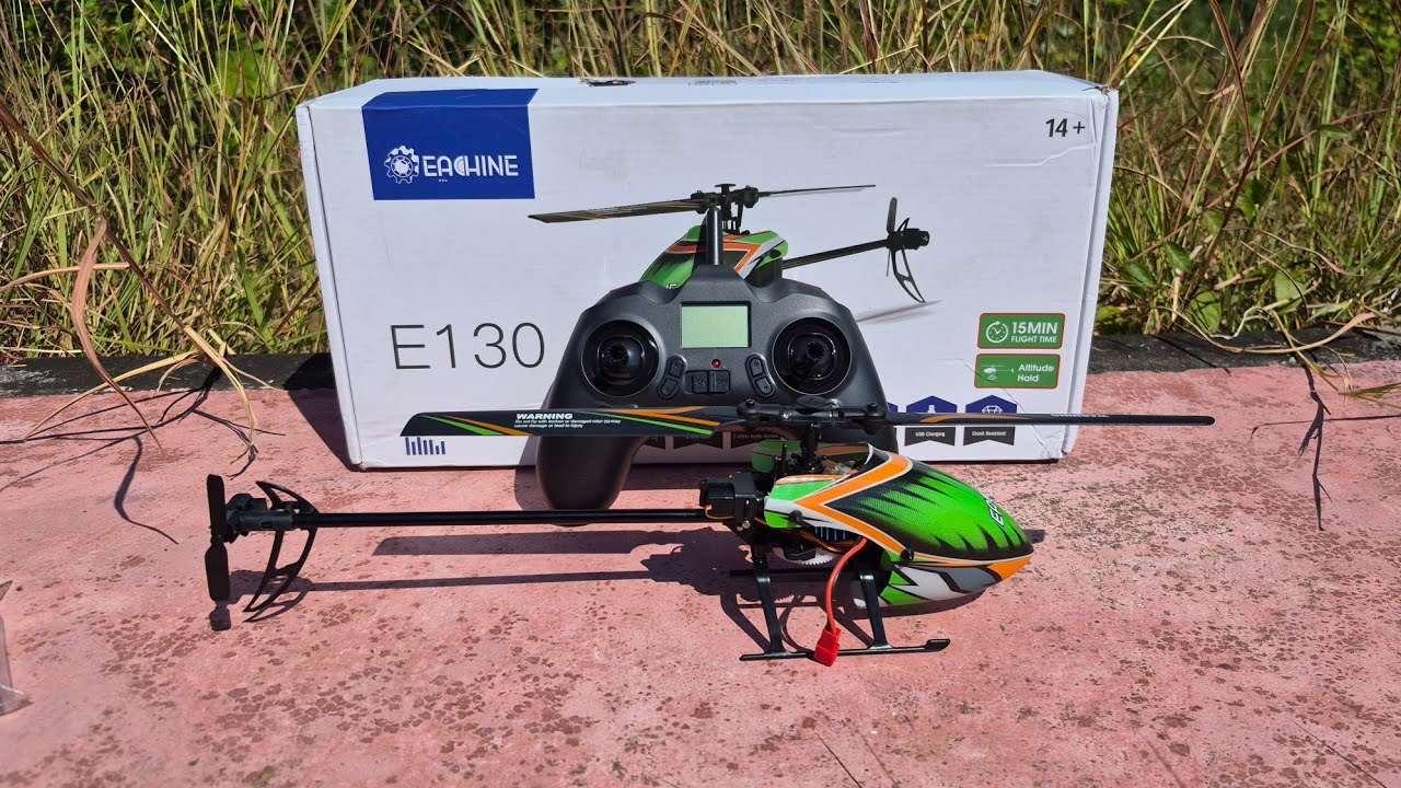 สินค้า Eachine e130s เฮลิอปเตอร์บังคับวิทยุ 4ch 2.4Ghz ราคา 2300 .บาท โทร:065-393138 ไลน์:tay-3910