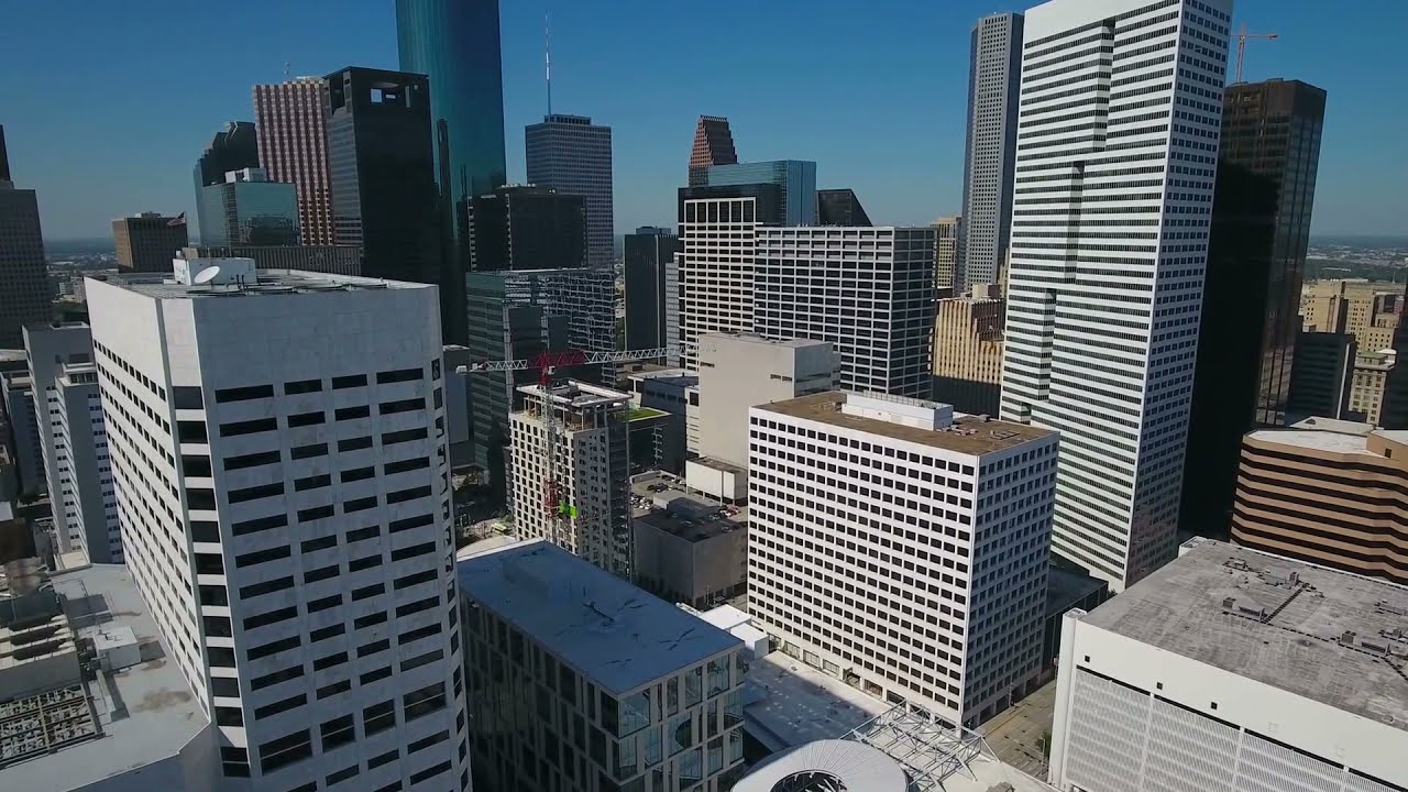 Texas Houston 4k, USA, Drone Footage From Above, A Travel Tour UHD