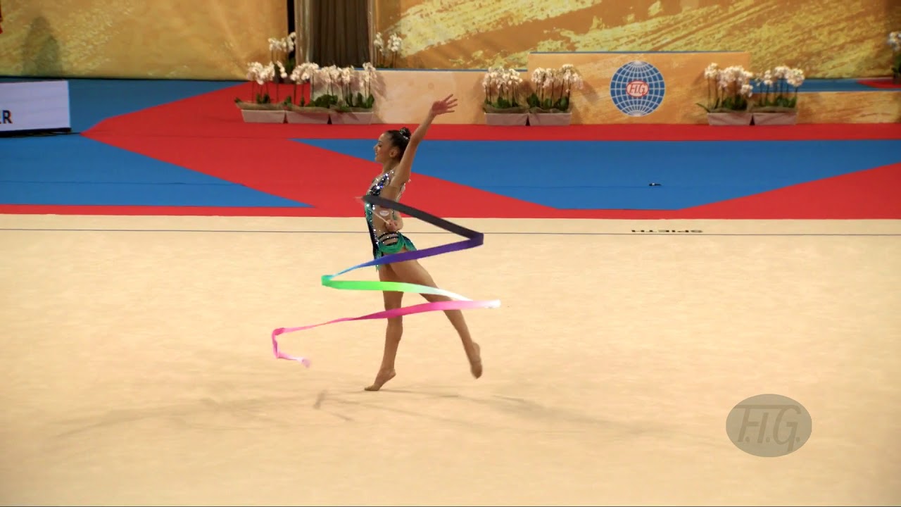 LLANA Sara (ESP) - 2018 Rhythmic Worlds, Sofia (BUL) - Qualifications Ribbon