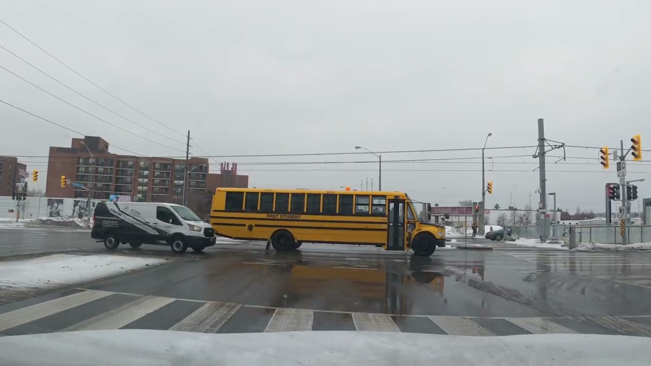 Toronto City Drive Winter