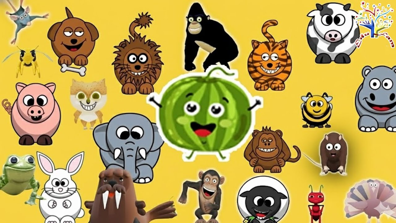 🔴🦁 LIVE: The Animal Sounds Song! | 1 Hour Non-Stop Learning! | EduFam 🐮🐶🐷