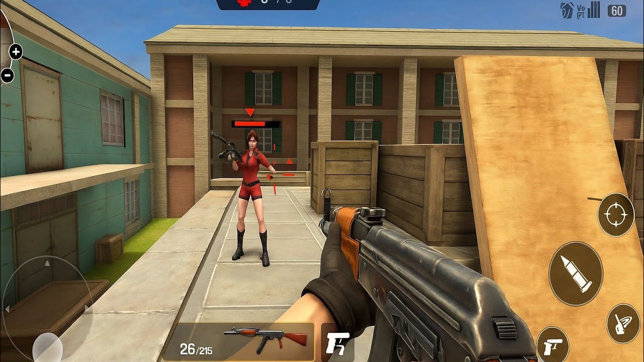 Sniper Queen Showdown 🔥 | AK47 vs Red Assassin | Headshot Challenge || #kill 