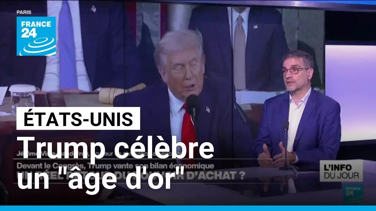 Devant le Congrès, Trump célèbre un 