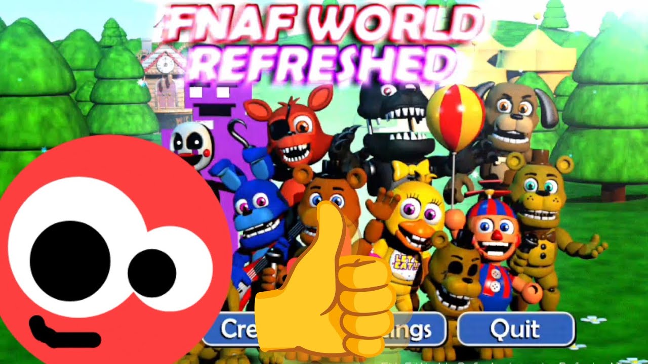 Ryan plays Fnaf World Refreshed