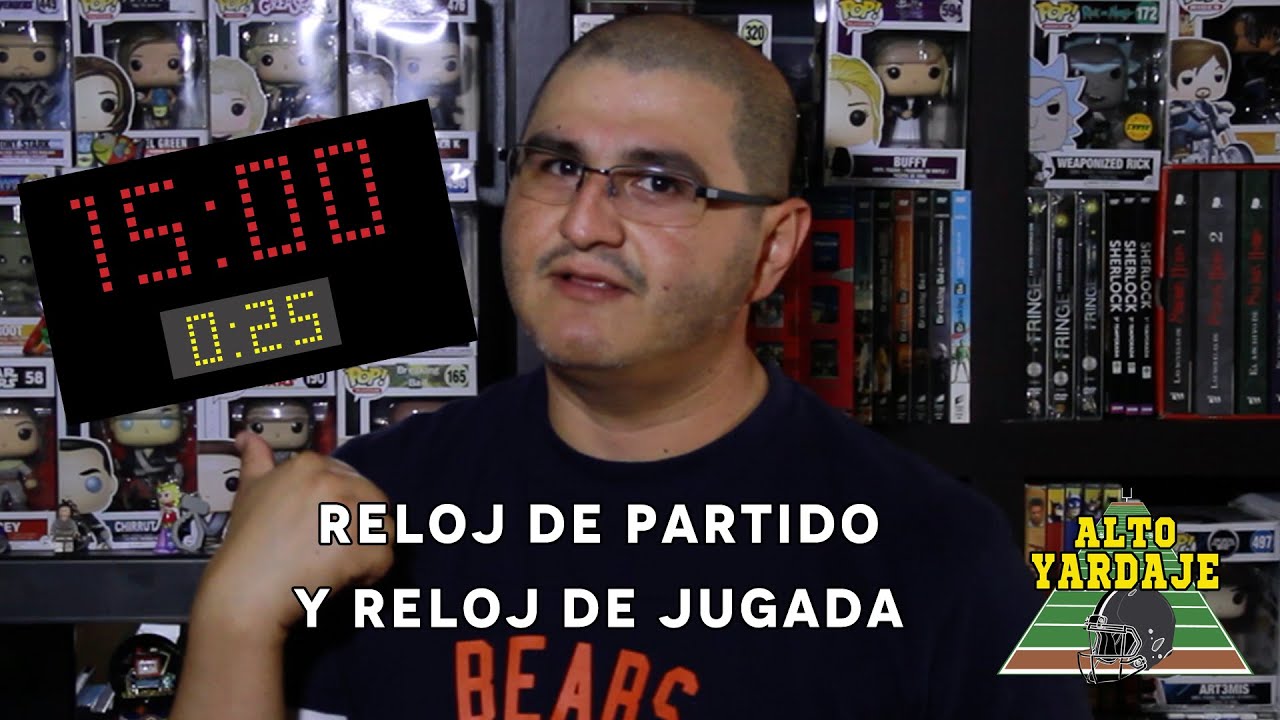 RELOJ DE PARTIDO Y DE JUGADA | Cómo se cuenta el tiempo en un partido de fútbol americano
