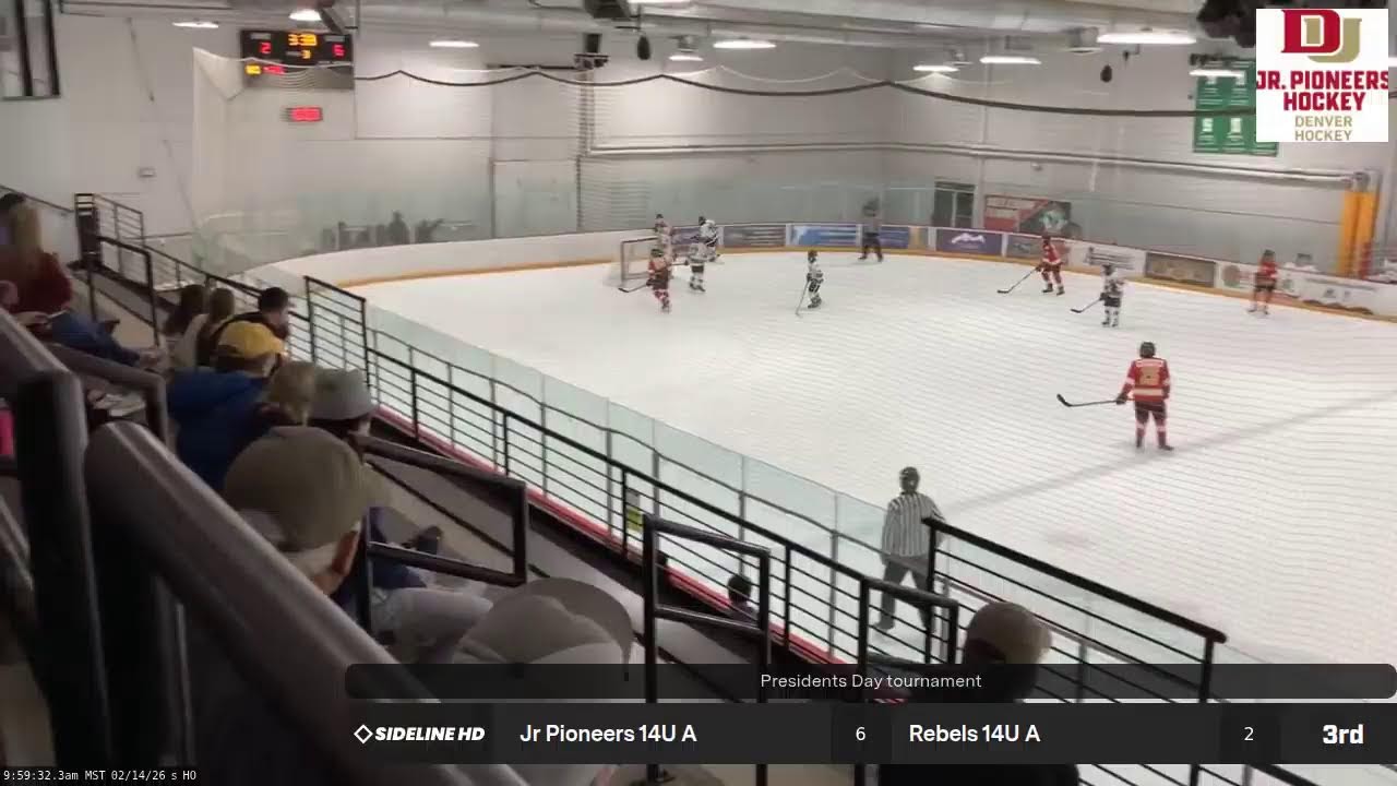 Jr Pioneers 14U A @ Rebels 14U A (2026.02.14)