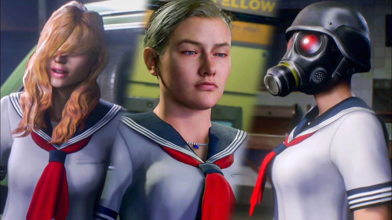 Japanese Sailor Uniform Girls Part.2 - Resident Evil 3 Remake