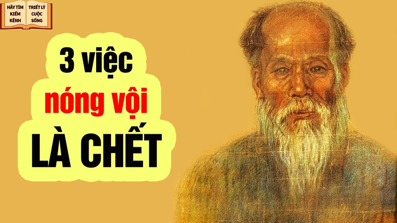 3 việc tuổi già nhất định không được nóng vội