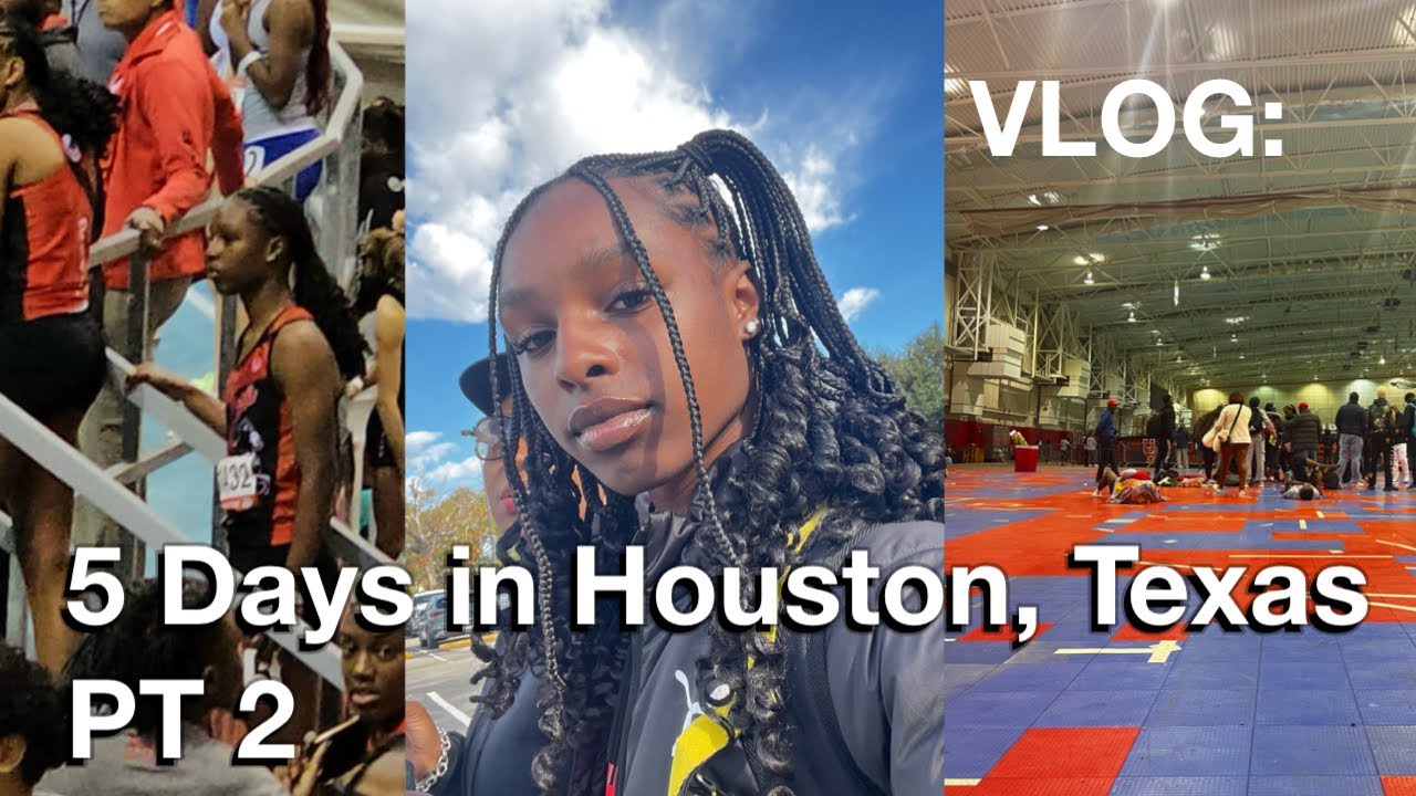 ALEXIS ROBERTS: UNIVERSITY OF HOUSTON VLOG PT2| meet days 2 and 3, mall, and travel