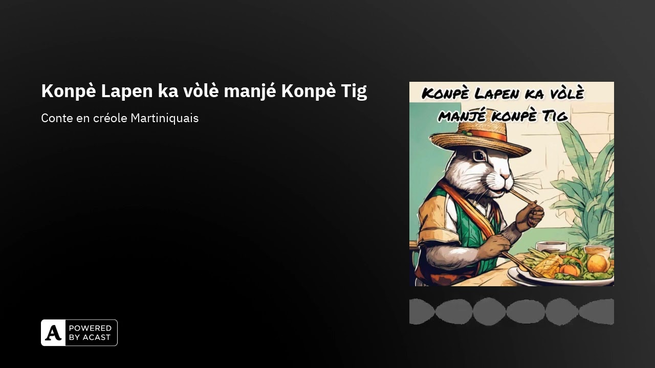 Konpè Lapen ka vòlè manjé Konpè Tig (Conte Créole)