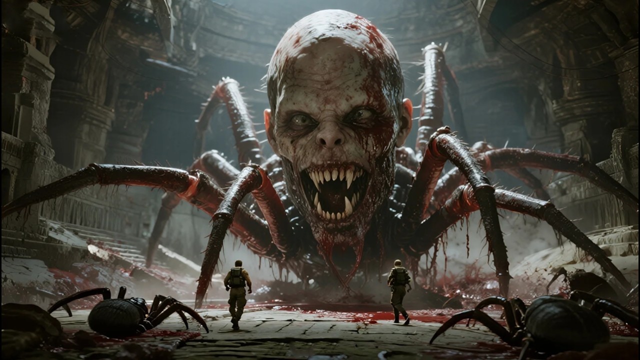 【FULL MOVIE 4K】禁地古墓驚現嗜血人面蛛，探險隊慘遭圍堵獵殺，全員覆滅無人逃脫！