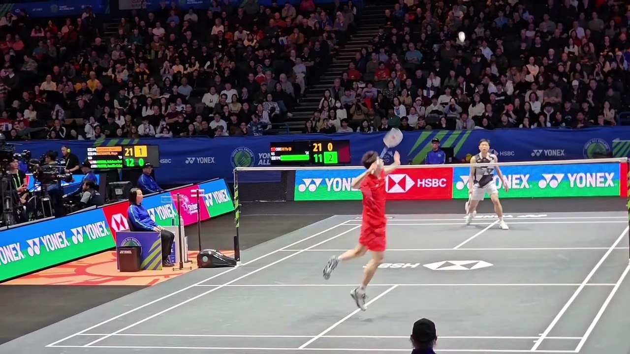 Shi Yu Qi Vs Chou Tien Chen | Yonex All England 2025 | R16 - Nice Angle