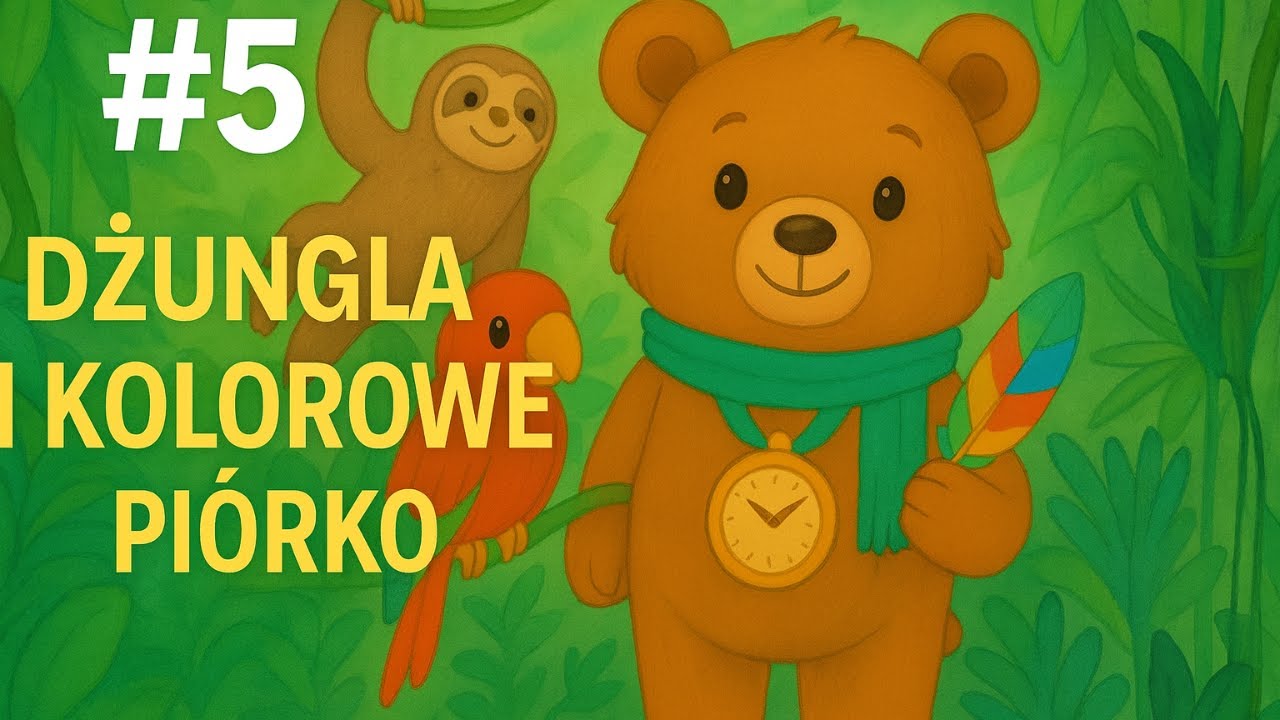 Przygody Misi | #5 Dżungla i kolorowe piórko 🌿🦜BAJKA SŁUCHOWISKO DLA DZIECI