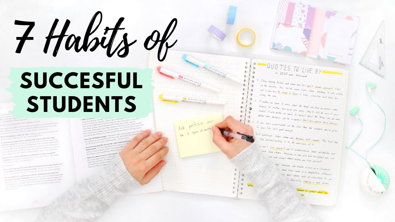 7 Study Habits Of Successful & Effective Students 📝