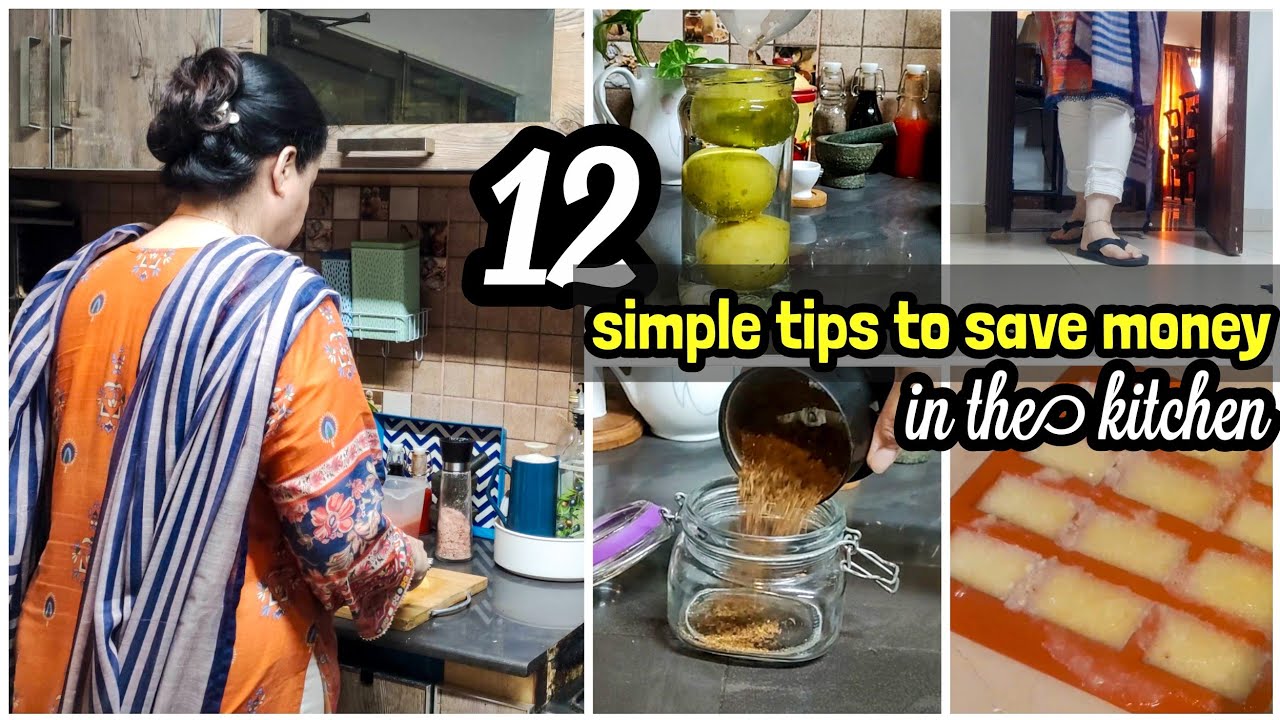 12 Effective Ways to Save Money in Kitchen | | Food Hacks for Time ,Money & Space Saving