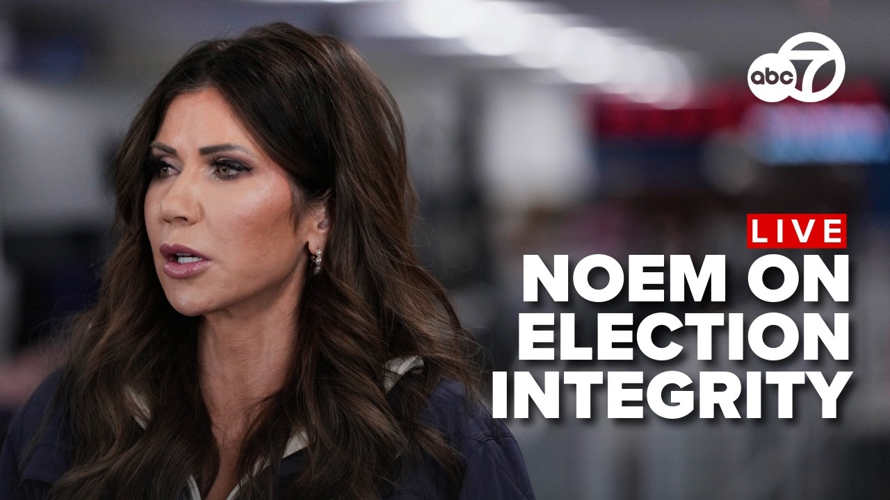 🔴LIVE: Homeland Security Secretary Kristi Noem on election integrity