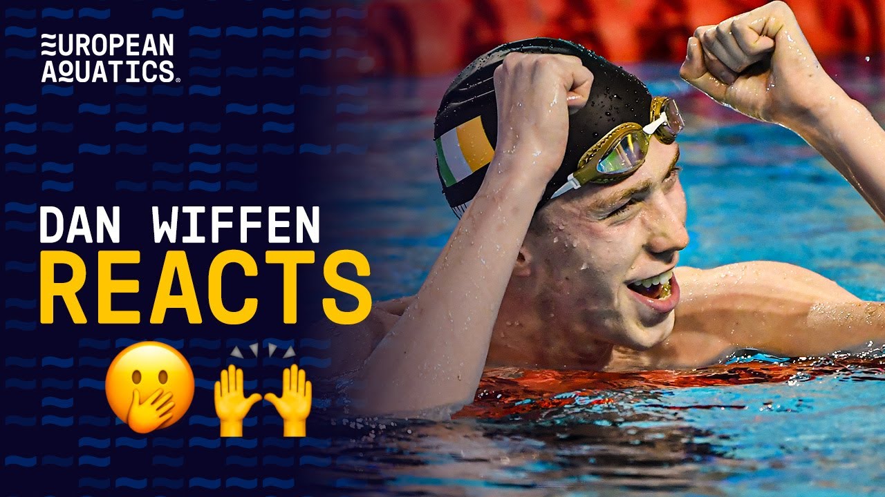 Ireland's Swimming Star Smashes World Record 🇮🇪 | Dan Wiffen Reacts | European Aquatics