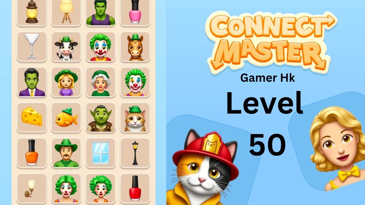 Connect Master level 50 hard level Walkthrough Solution 