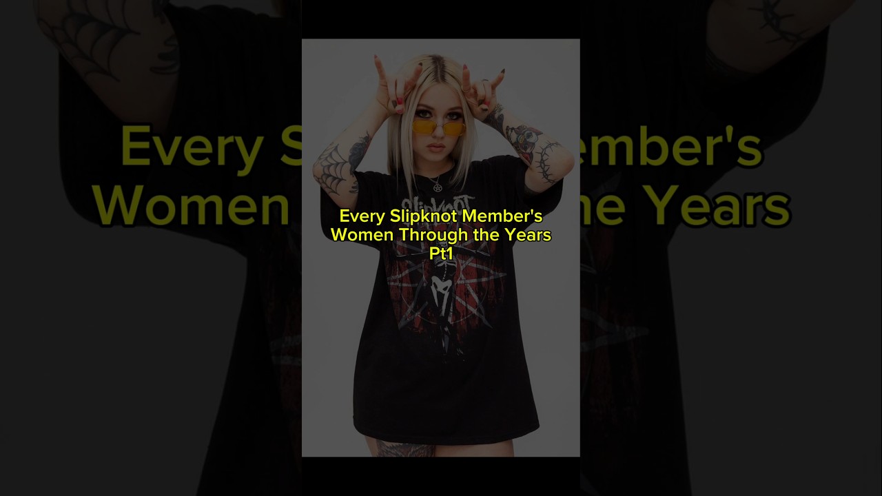Every Slipknot Member's Women Through the Years #slipknot #shorts