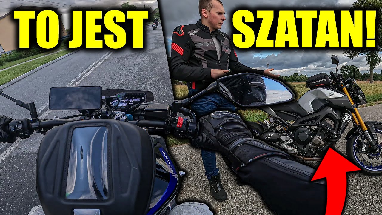 TU CZĘSTO STOJĄ! 🚔 LUBIĘ LEKKI PRZEWIEW - YAMAHA MT09 SP 🏍