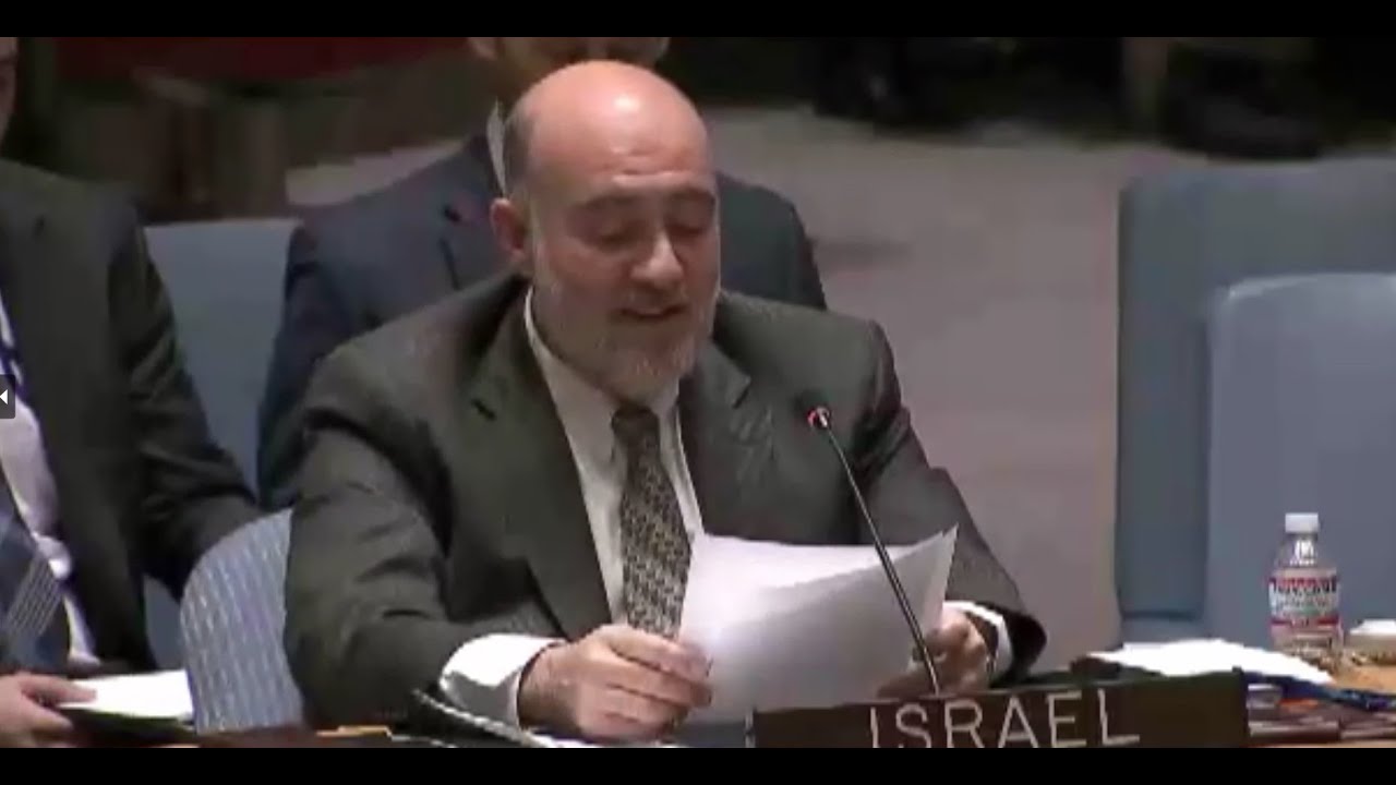 Prosor at UNSC: 