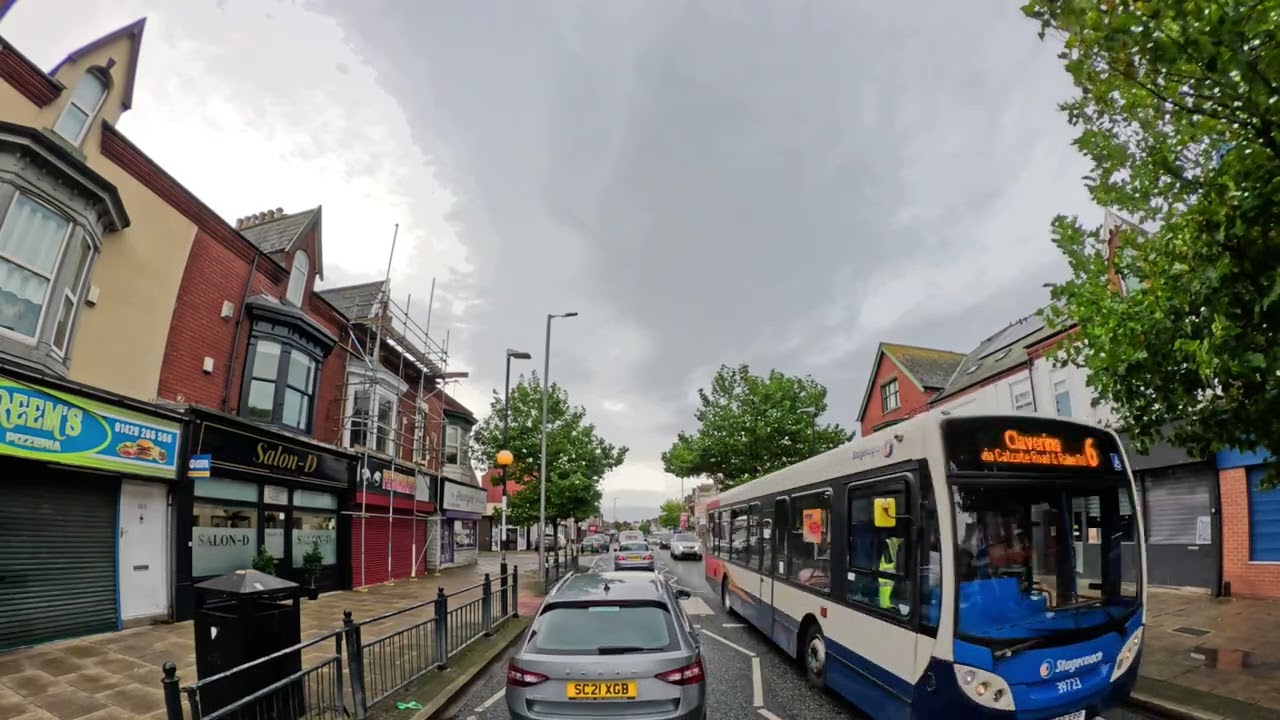 Hartlepool, the long drive out in town. October 2023.