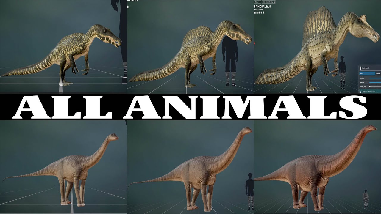 All Growth Stages of New Creatures – Prehistoric Kingdom