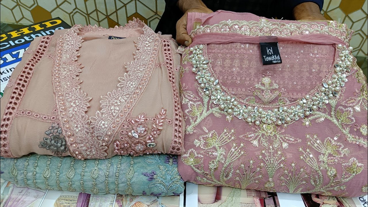 Tawakkal ORIANA !! NoorS Selected Luxury PartyDress || Original Pakistani Chiffon Dress For Girls ||