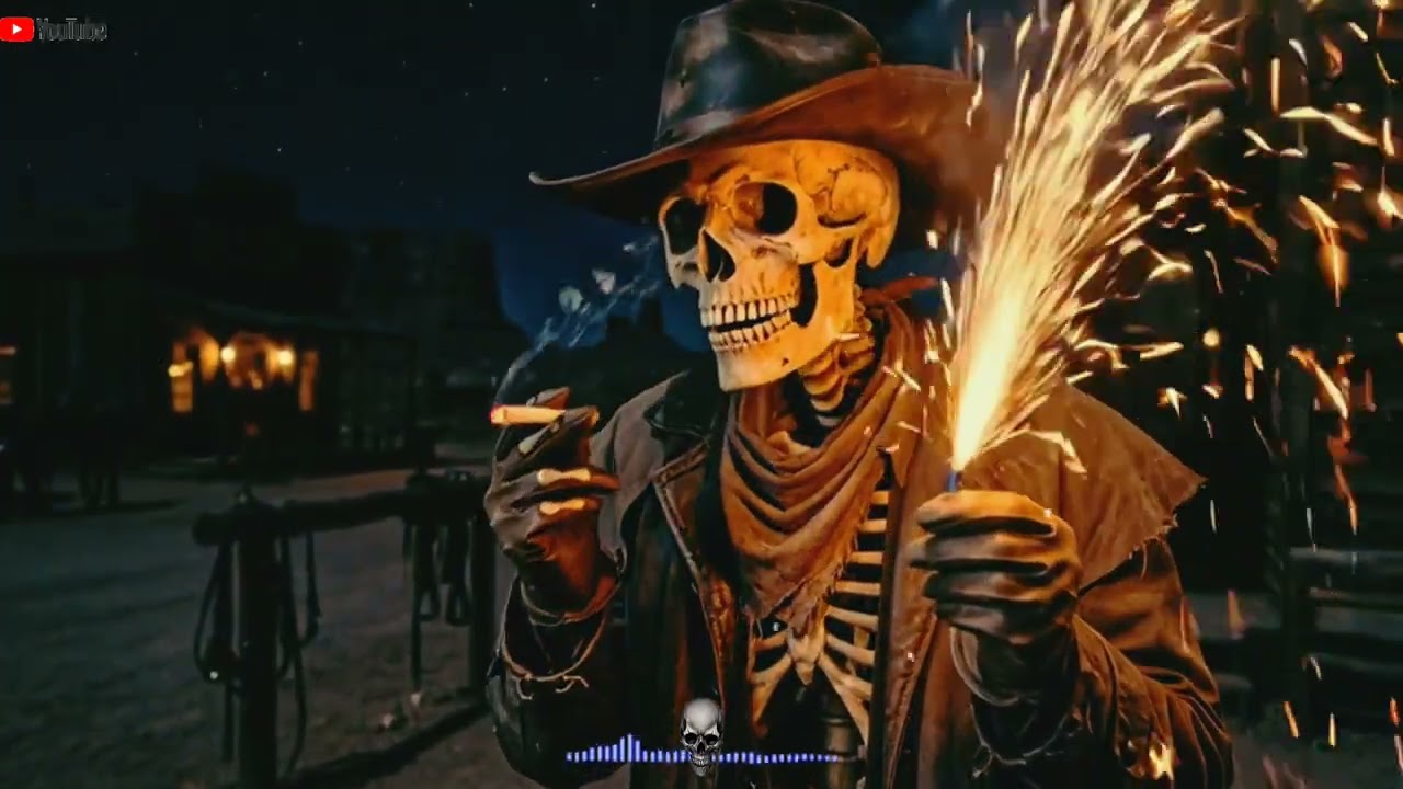 When the Saloon Never Sleeps | Skeleton Cowboy Dark Country