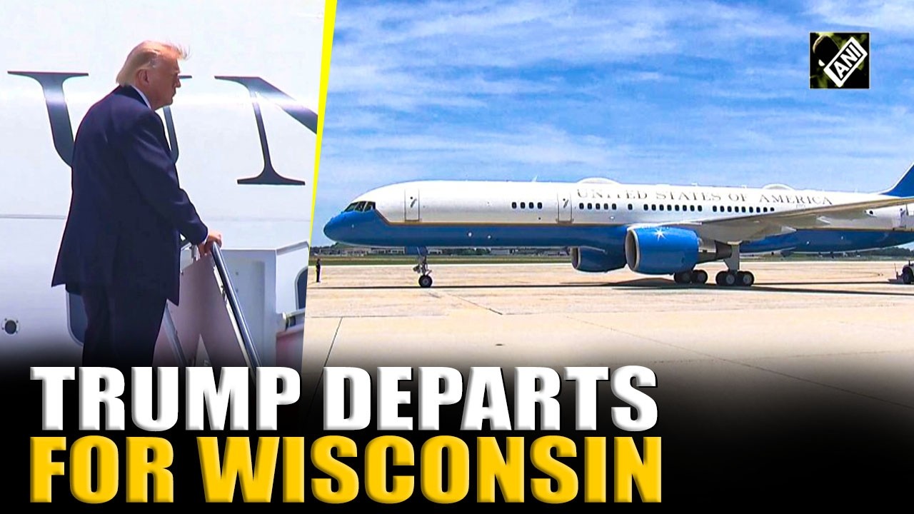 WATCH: US President Trump departs for Wisconsin to attend American agriculture roundtable