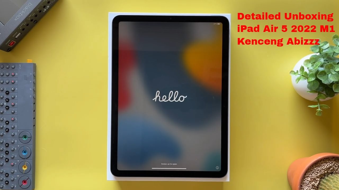 Yuk Unboxing iPad Air 👍 Gen 5 2022 M1 Ungu Terbaru dari Apple Tampilan Detail iPad Air 5 | Indonesia