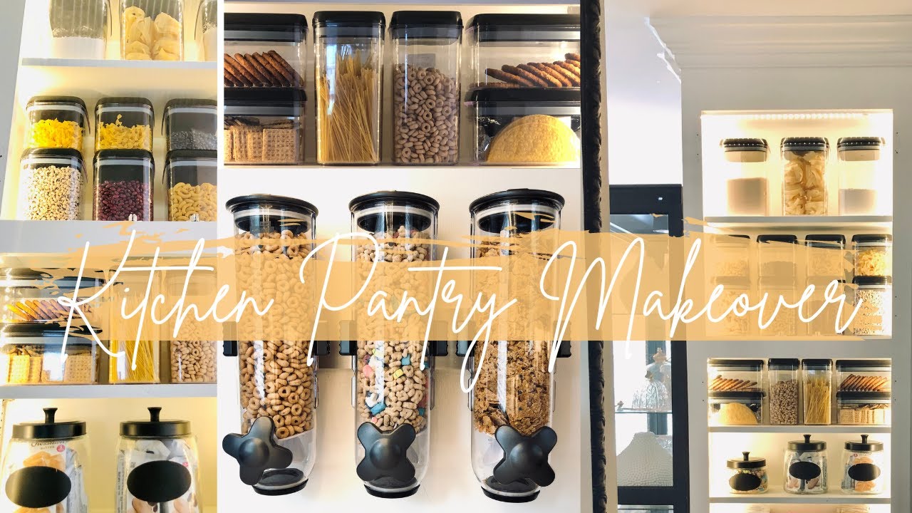 DIY Pantry Lighting | Kitchen Pantry Makeover