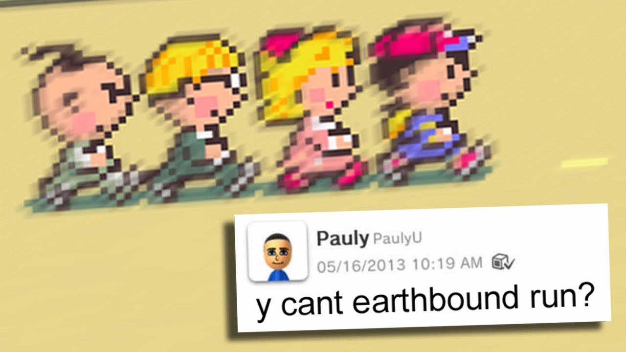 Почему нельзя бегать в EarthBound