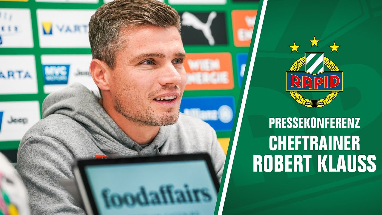 Antritts-Pressekonferenz mit Cheftrainer Robert Klauss