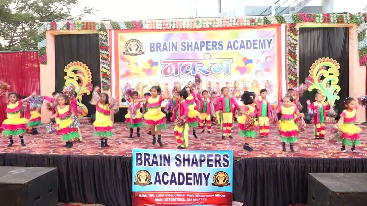 BOM BOM BOLE DANCE BY NURSERY CLASS- ANNUAL DAY -NAVRANG