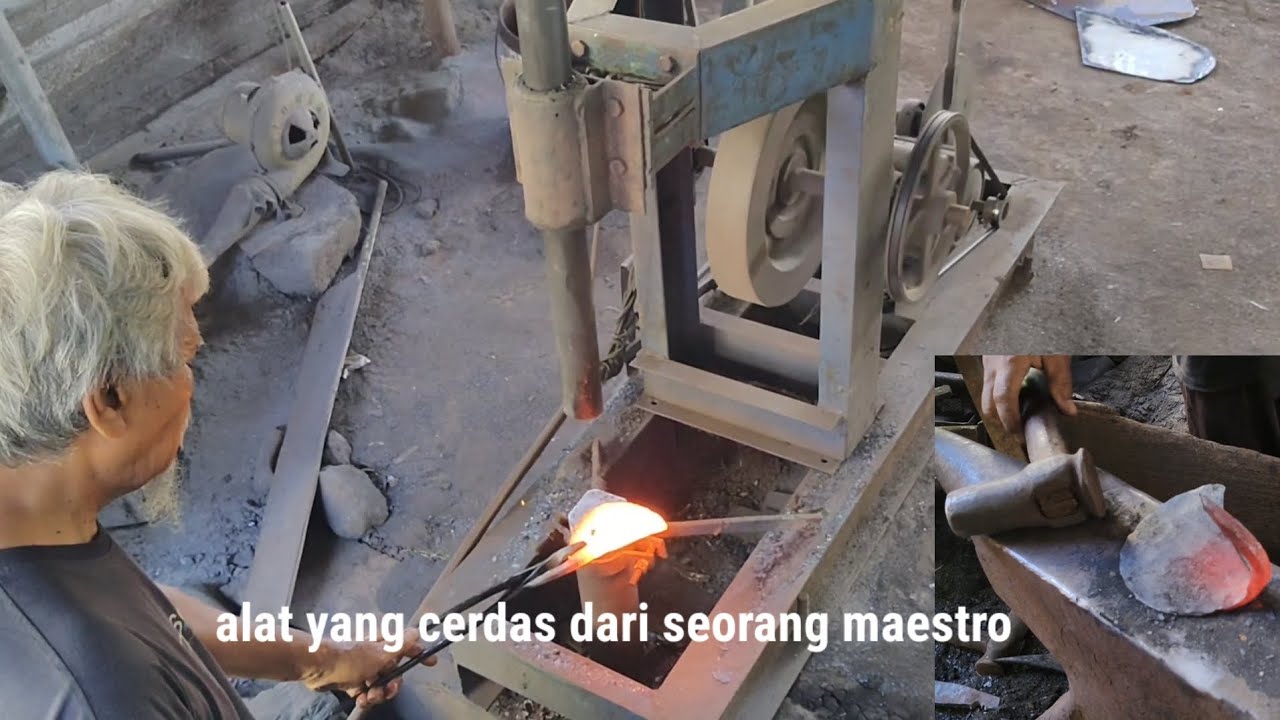 Membuat cangkul kecil/pancong