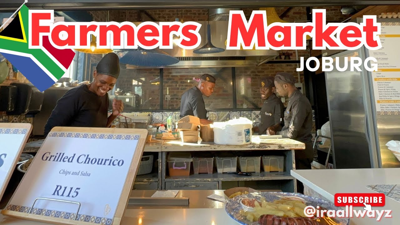 Farmers Market NEAR A PRISON!👀😱 in JOBURG 🇿🇦 #vibes #haul   #foodie foodreview