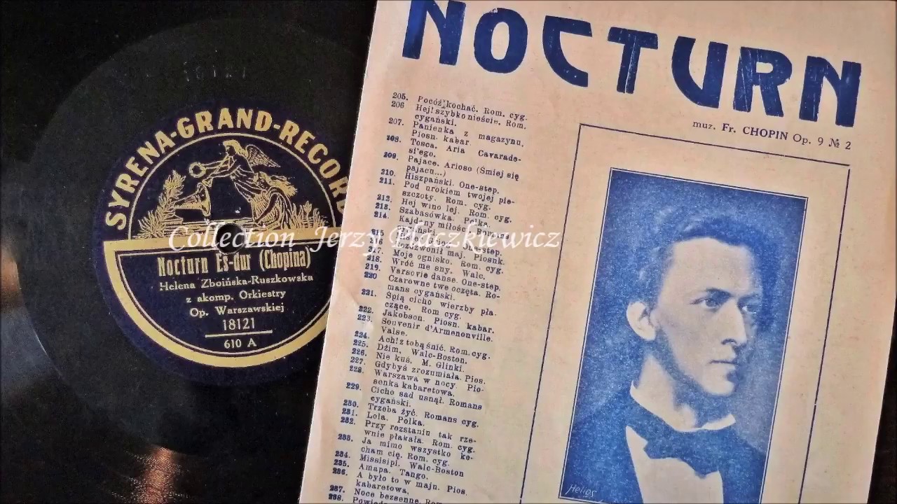 Great Polish soprano sings Chopin, 1926/27 !