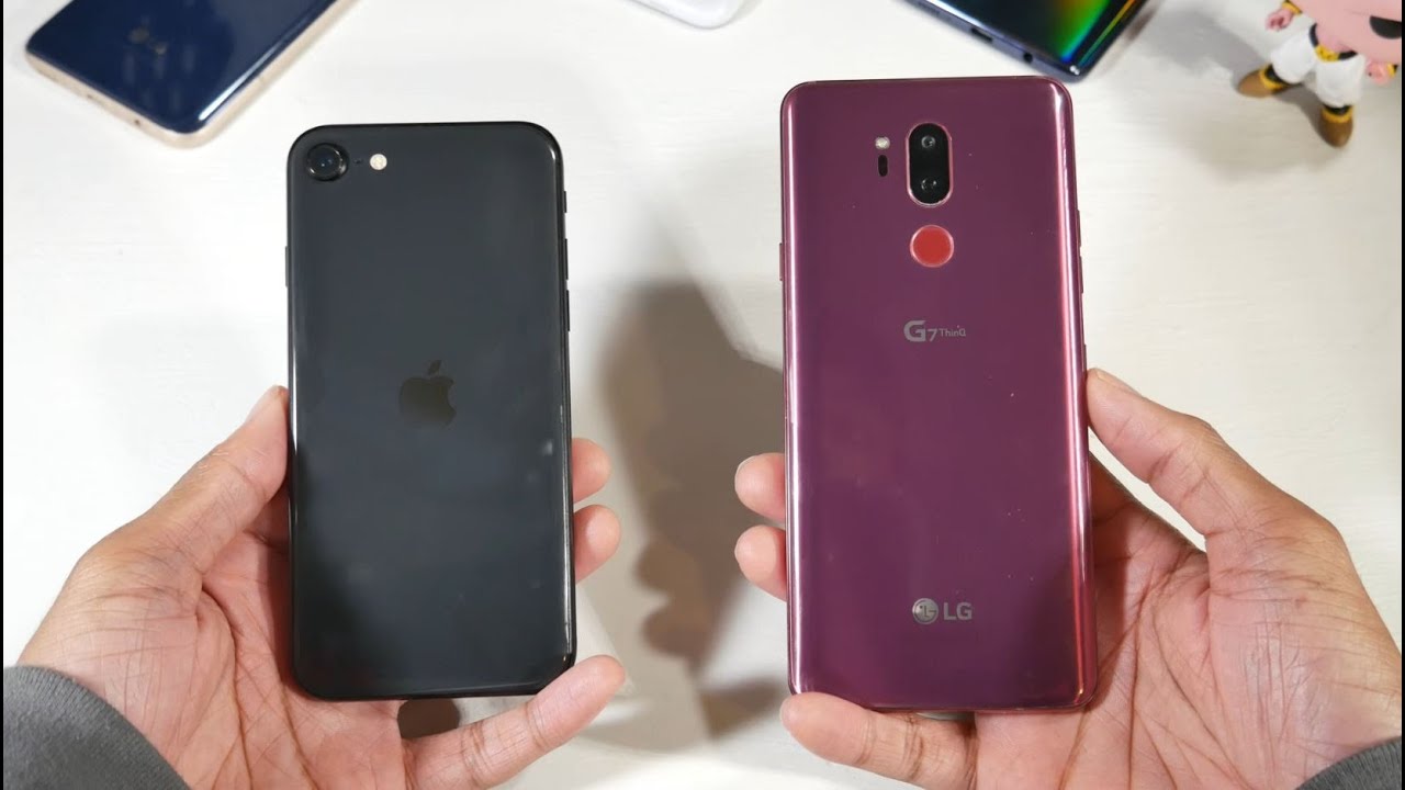 IPhone SE 2020 VS LG G7 Thinq! (Cameras, Speed & Gaming)